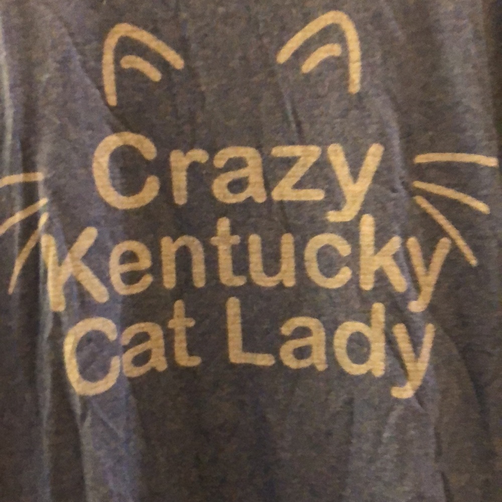 Support your UK wildcats with this “crazy Kentucky cat lady” long sleeve